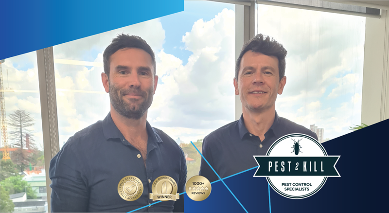 Phil and Julian are the co-directors of Pest2Kill, Sydney pest controllers