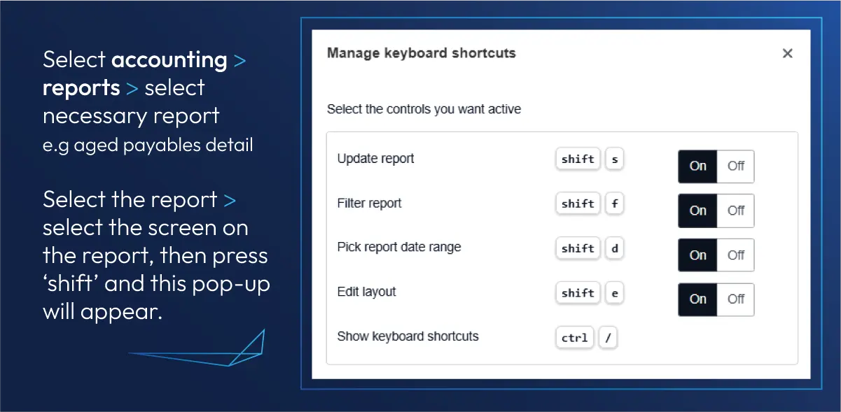Xero Reporting Tip